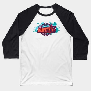 Gravity Mountain Biking Baseball T-Shirt